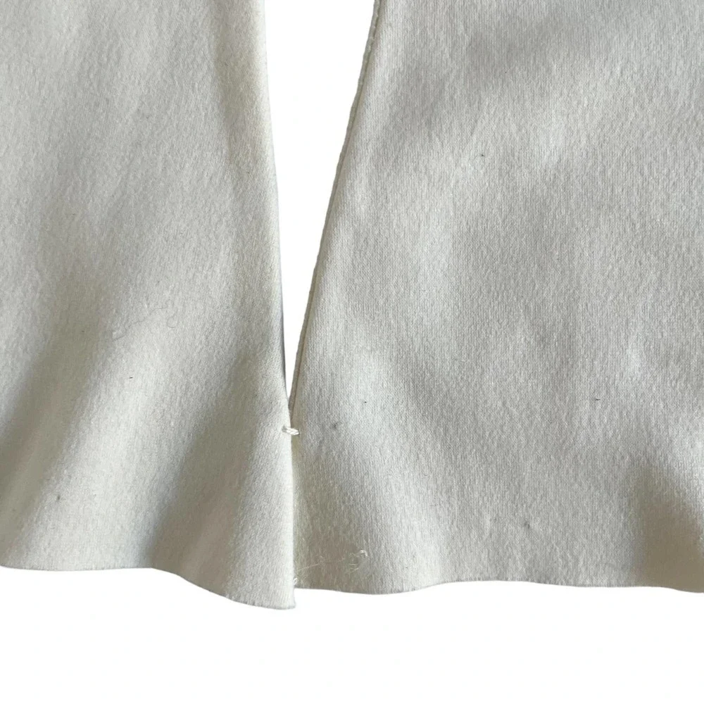 NWOT Vintage White Cotton Forearm 3/4-length Formal Evening Gloves Made in Italy